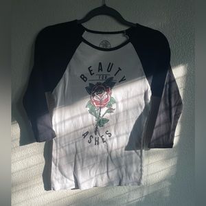 Rose Above Republic half long sleeve shirt.